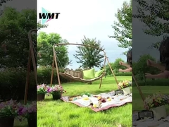 튼튼한 프레임과 함께 고급 정원 스윙