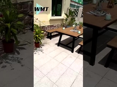 내구성 있는 금속 야외 테이블과 의자 세트 방수, 강성, 그리고 퇴색성