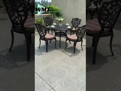 야외 테이블과 의자 세트 중용 주사 aluminum Patio 의자 및 테이블, 금속 야외 테이블 a