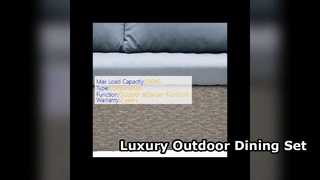 야외 등나무 단면 소파 호텔 리조트 다이닝 세트